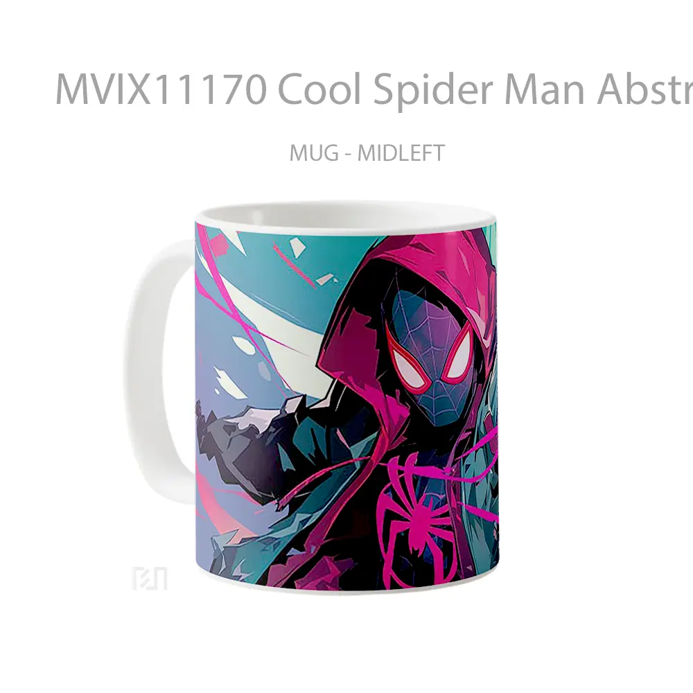 Mug Cool Spider Man Abstract Background Hadiah Lucu dan Menarik - All-side / Desain