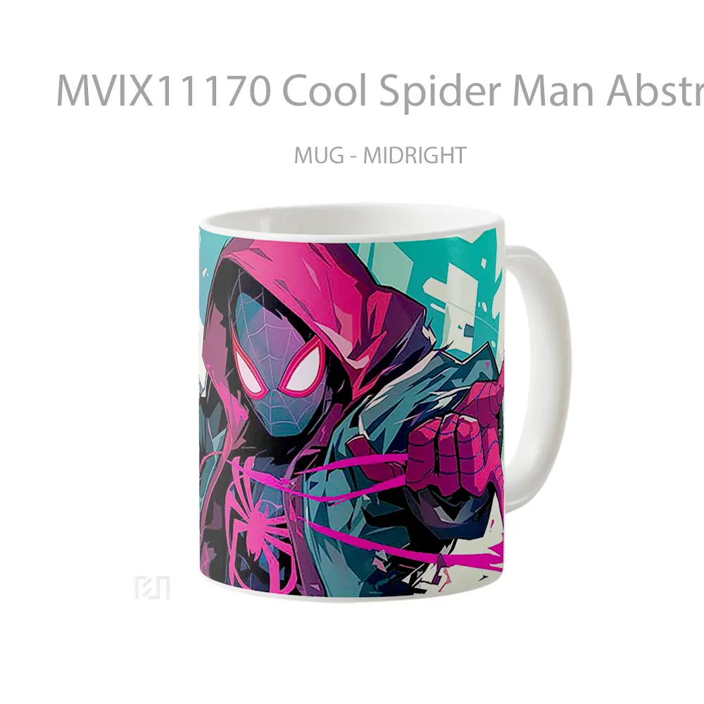 Mug Cool Spider Man Abstract Background Hadiah Lucu dan Menarik - All-side / Desain