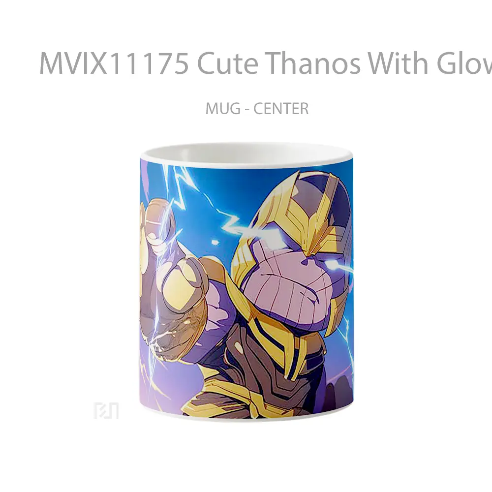 Mug Cute Thanos With Glowing Eyes Mug Aesthetic Koleksi Spesial