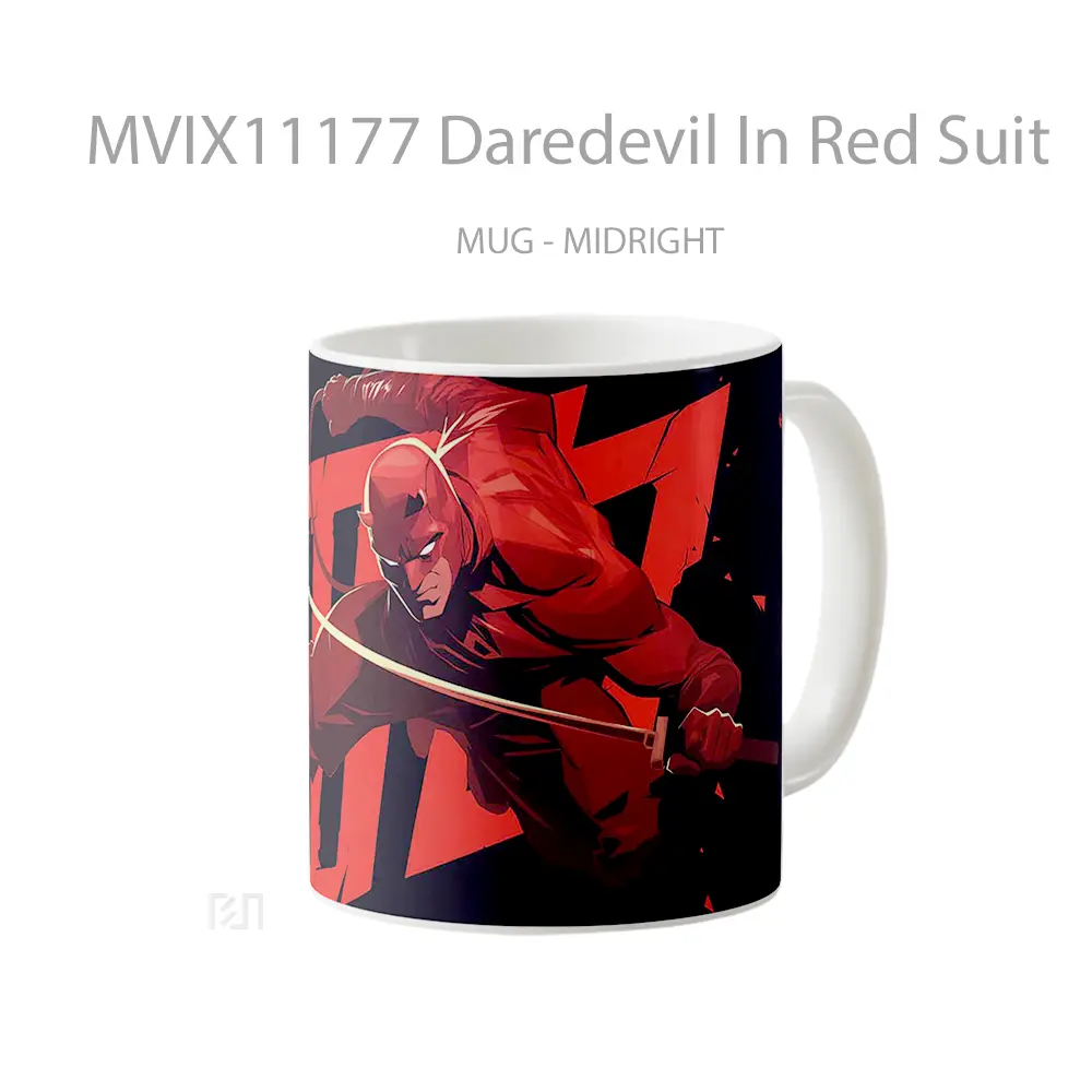 Mug Daredevil In Red Suit Mug Aesthetic Koleksi Spesial - All-side / Desain