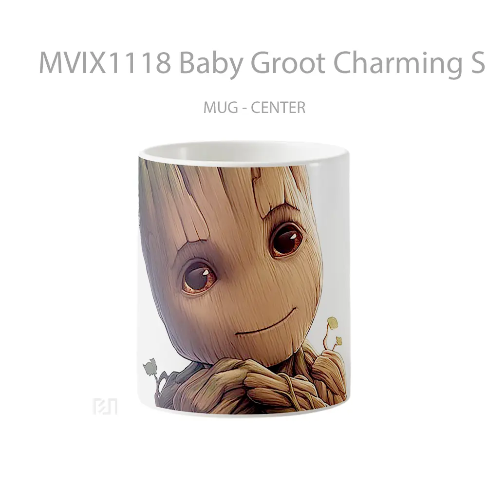Mug Baby Groot Charming Smile Mug Aesthetic Koleksi Spesial