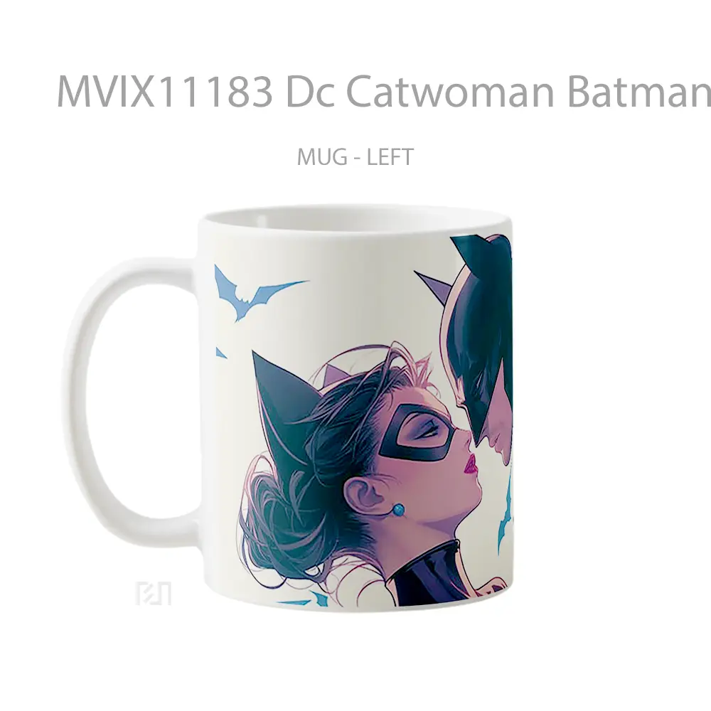 Mug Dc Catwoman Batman Love Merchandise Karakter Ikonik - All-side / Desain