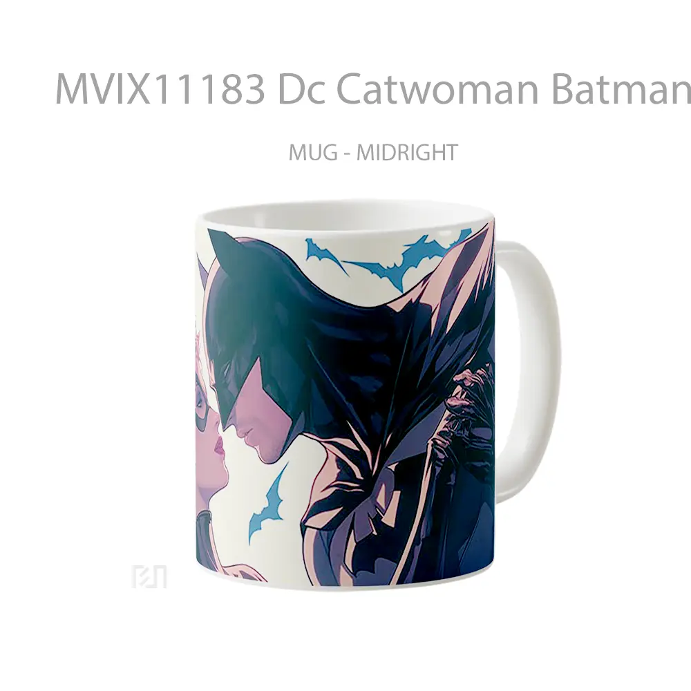 Mug Dc Catwoman Batman Love Merchandise Karakter Ikonik - All-side / Desain