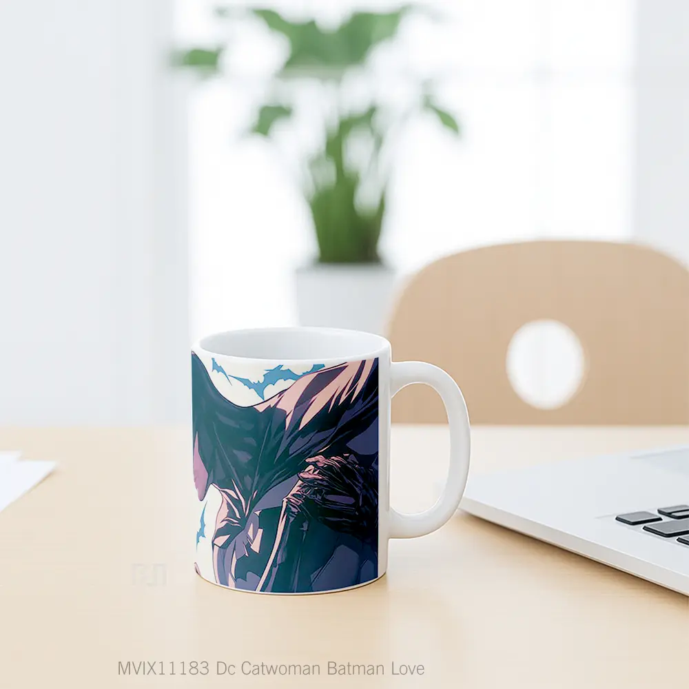 Mug Dc Catwoman Batman Love Merchandise Karakter Ikonik - All-side / Desain