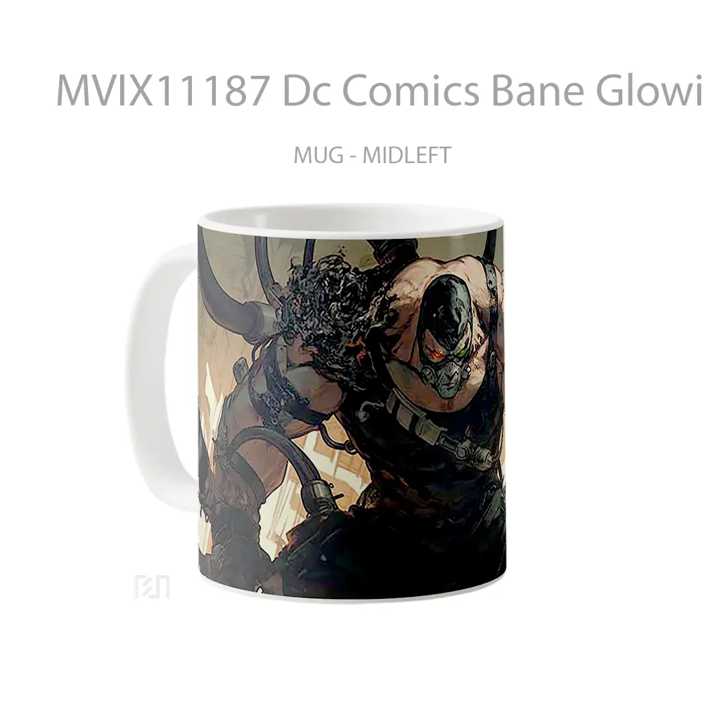 Mug Dc Comics Bane Glowing Venom Gelas Keramik Koleksi Superhero - All-side / Desain