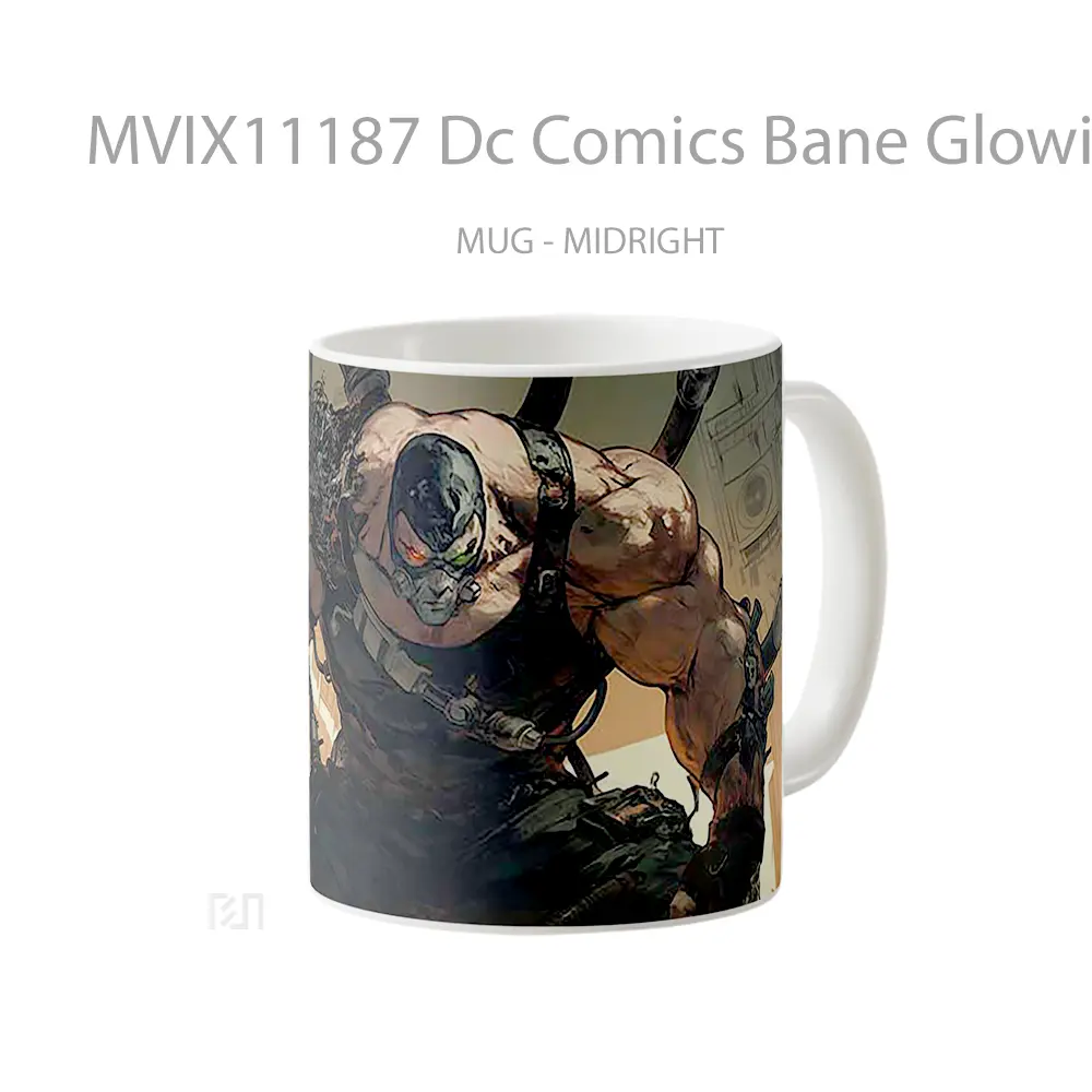 Mug Dc Comics Bane Glowing Venom Gelas Keramik Koleksi Superhero - All-side / Desain