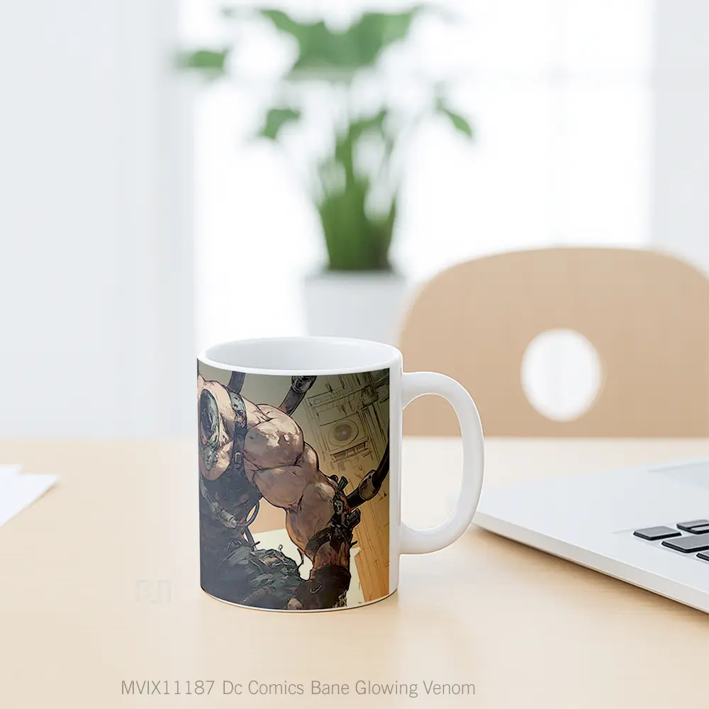 Mug Dc Comics Bane Glowing Venom Gelas Keramik Koleksi Superhero - All-side / Desain