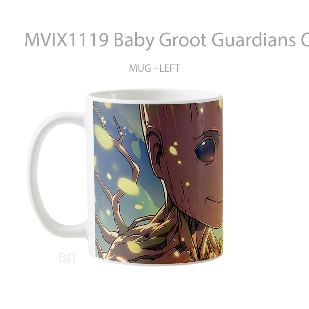 Mug Baby Groot Guardians Of The Galaxy Mug Aesthetic Koleksi Spesial - All-side / Desain