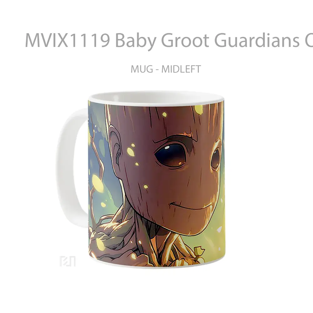 Mug Baby Groot Guardians Of The Galaxy Mug Aesthetic Koleksi Spesial - All-side / Desain