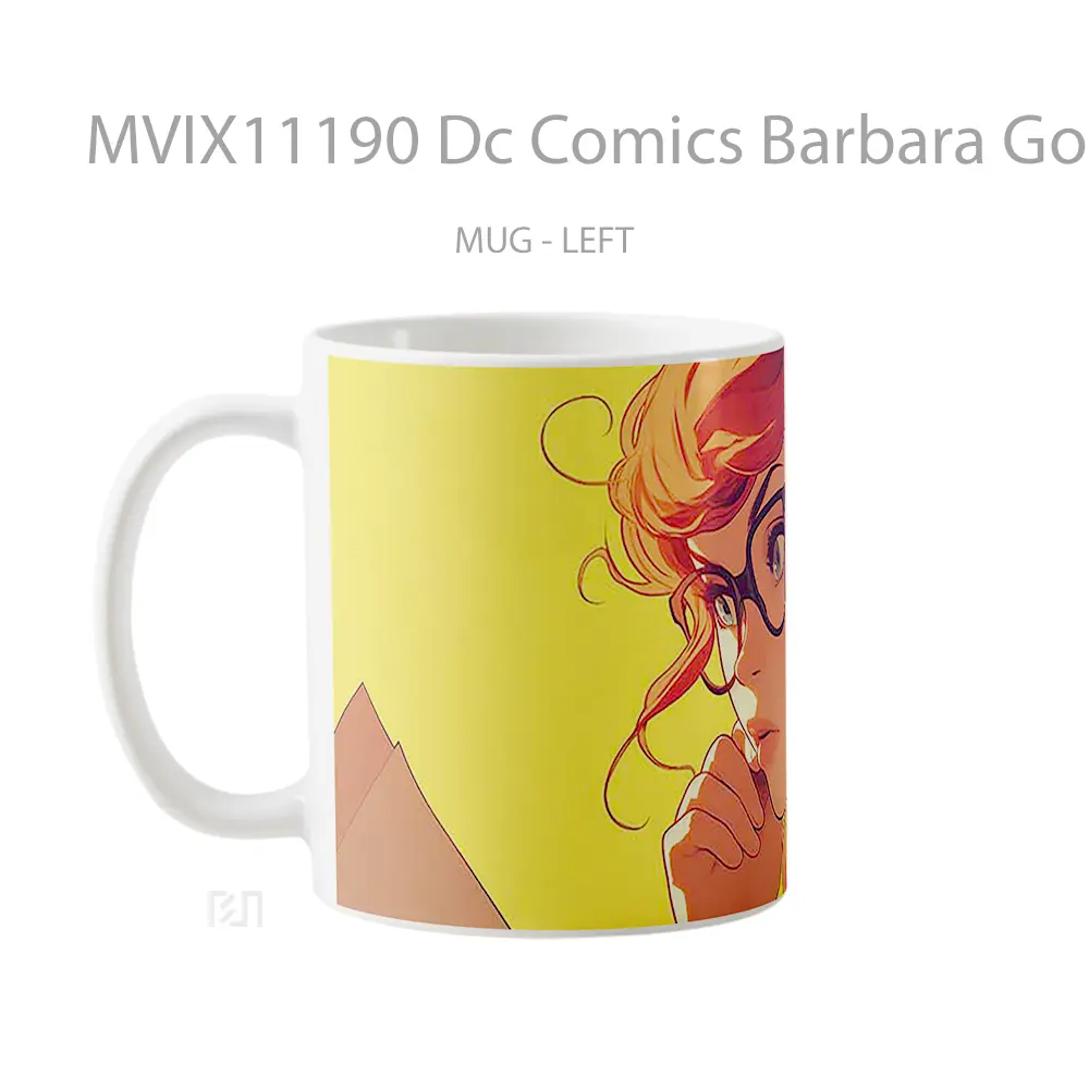 Mug Dc Comics Barbara Gordon Glasses Focus Hadiah Spesial Fans Superhero - All-side / Desain