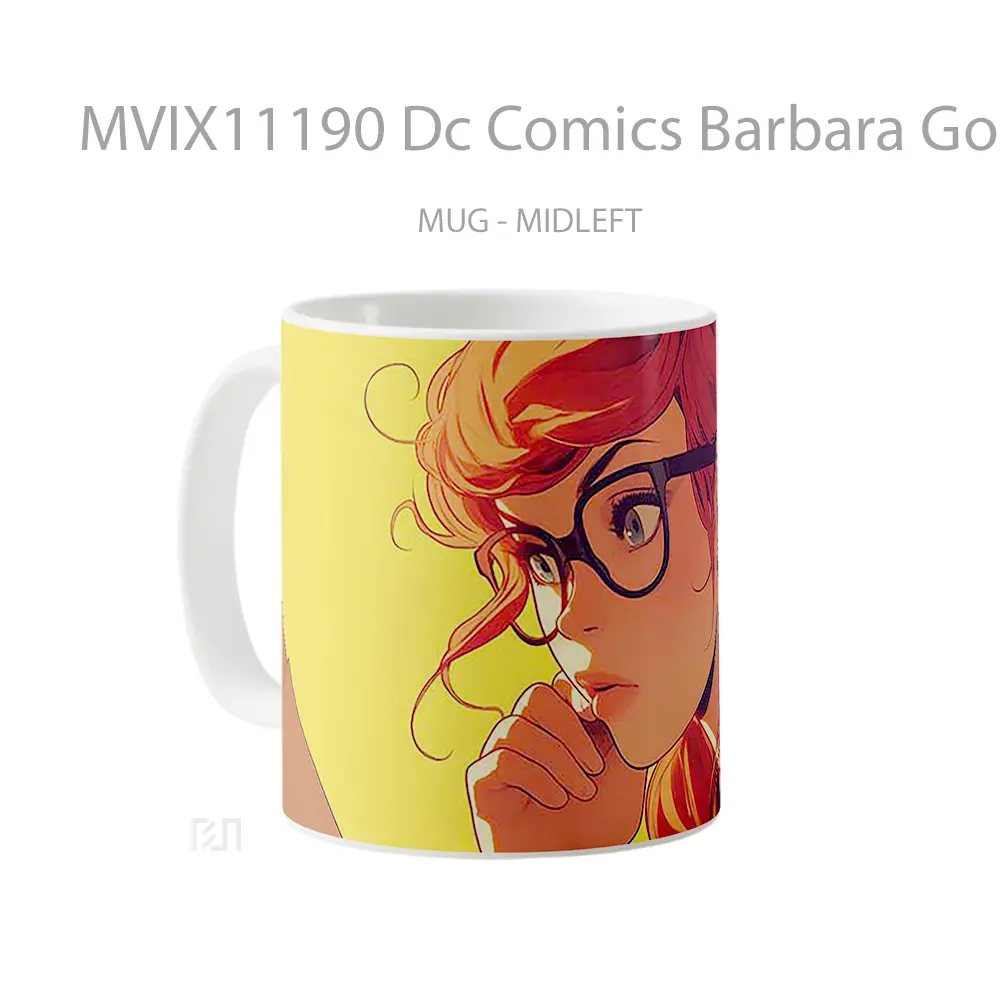 Mug Dc Comics Barbara Gordon Glasses Focus Hadiah Spesial Fans Superhero - All-side / Desain