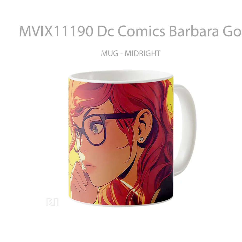 Mug Dc Comics Barbara Gordon Glasses Focus Hadiah Spesial Fans Superhero - All-side / Desain