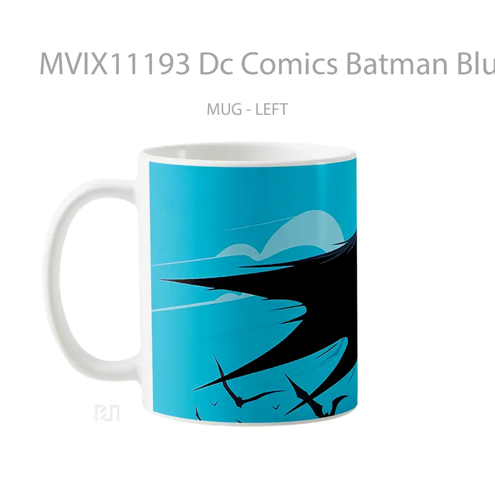 Mug Dc Comics Batman Blue Night Merchandise Karakter Ikonik - All-side / Desain