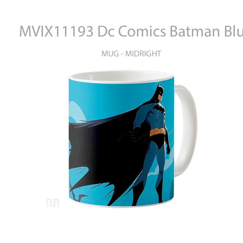 Mug Dc Comics Batman Blue Night Merchandise Karakter Ikonik - All-side / Desain