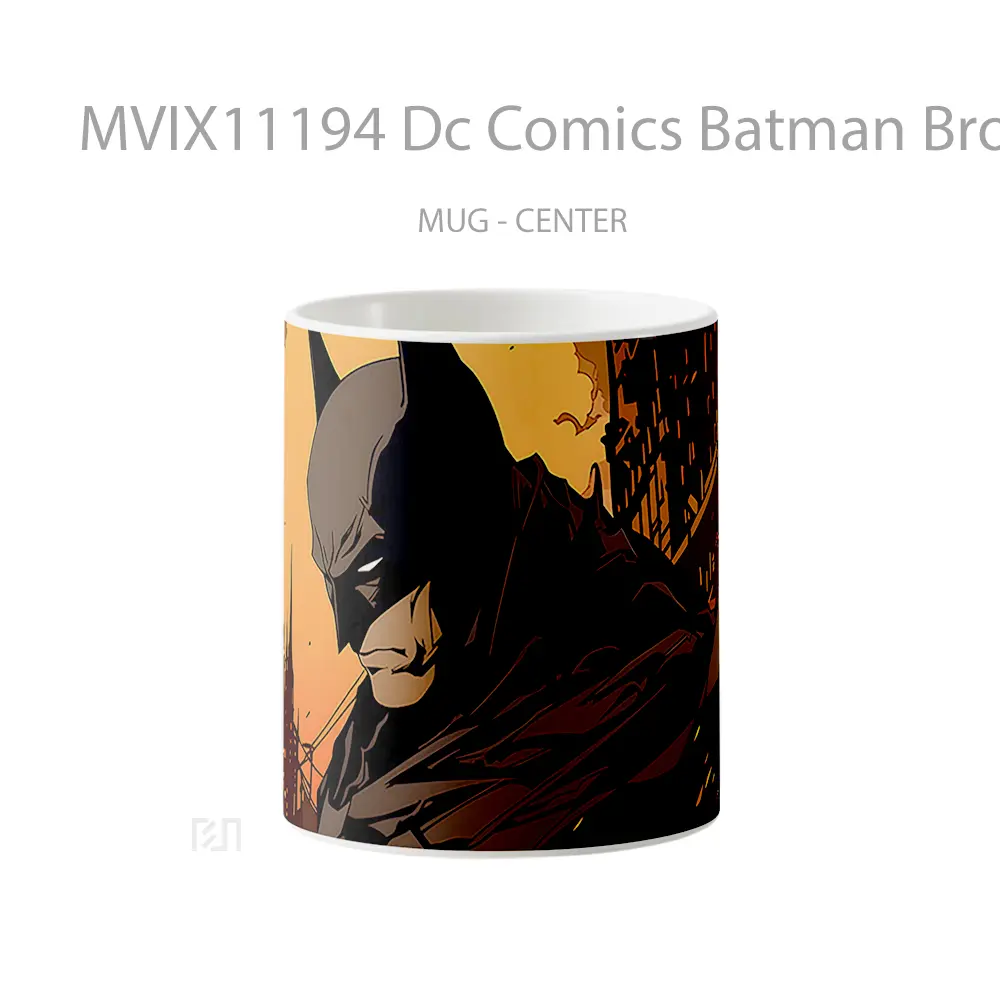 Mug Dc Comics Batman Brown Merchandise Karakter Ikonik