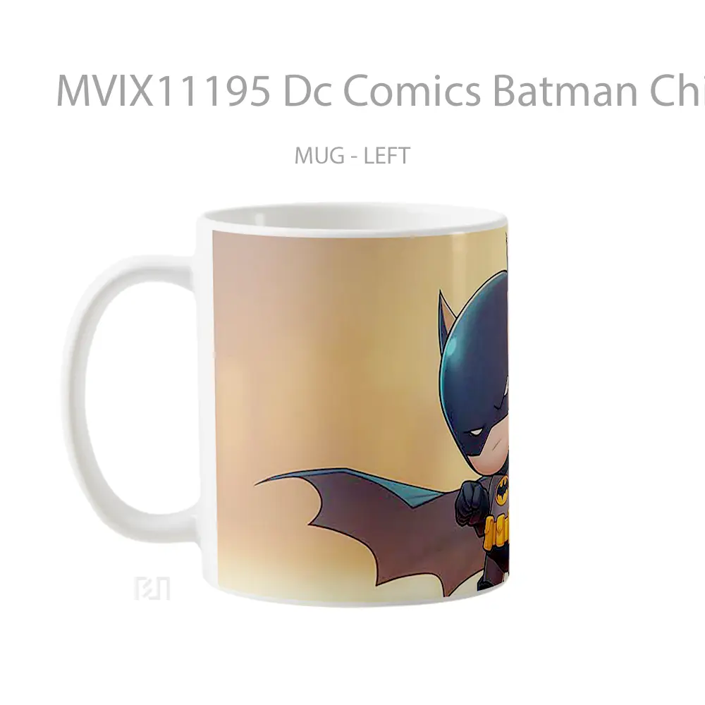 Mug Dc Comics Batman Chibi Orange Gelas Keramik Koleksi Superhero - All-side / Desain