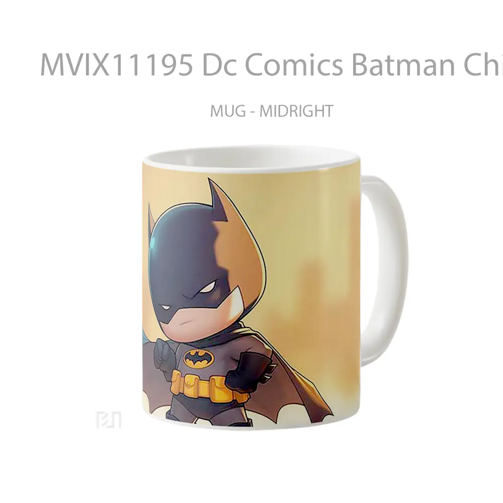 Mug Dc Comics Batman Chibi Orange Gelas Keramik Koleksi Superhero - All-side / Desain