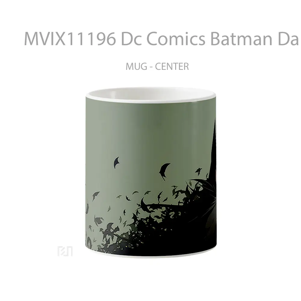 Mug Dc Comics Batman Dark Green Gelas Keramik Koleksi Superhero