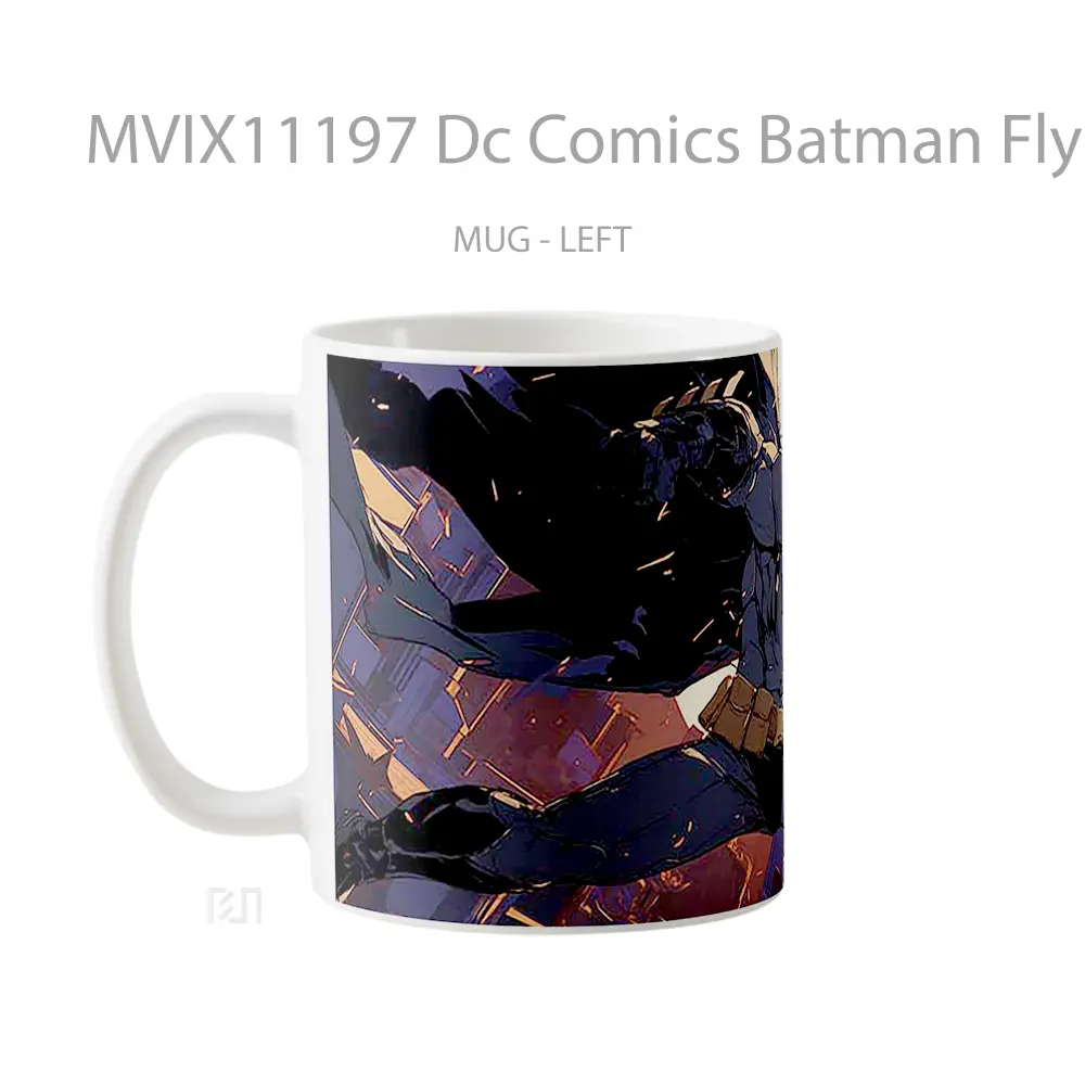 Mug Dc Comics Batman Flying Bats Gelas Keramik Koleksi Superhero - All-side / Desain