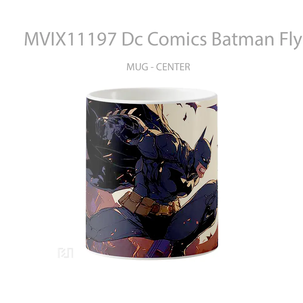 Mug Dc Comics Batman Flying Bats Gelas Keramik Koleksi Superhero