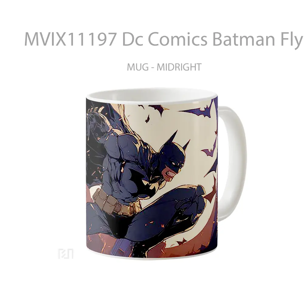 Mug Dc Comics Batman Flying Bats Gelas Keramik Koleksi Superhero - All-side / Desain