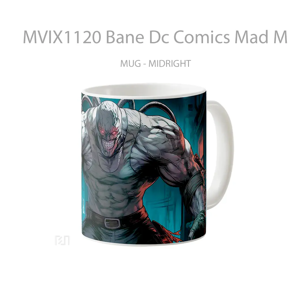 Mug Bane Dc Comics Mad Muscles Hadiah Spesial Fans Superhero - All-side / Desain