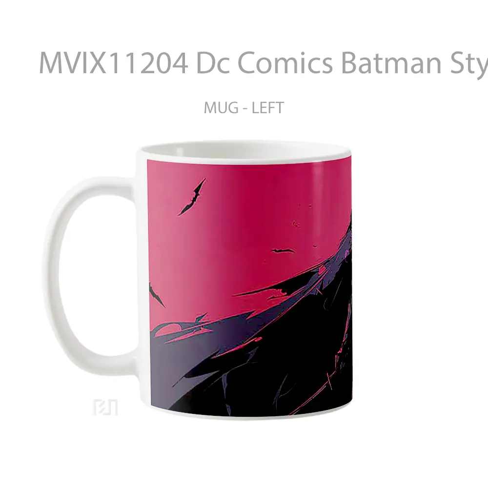 Mug Dc Comics Batman Stylized Art Merchandise Karakter Ikonik - All-side / Desain