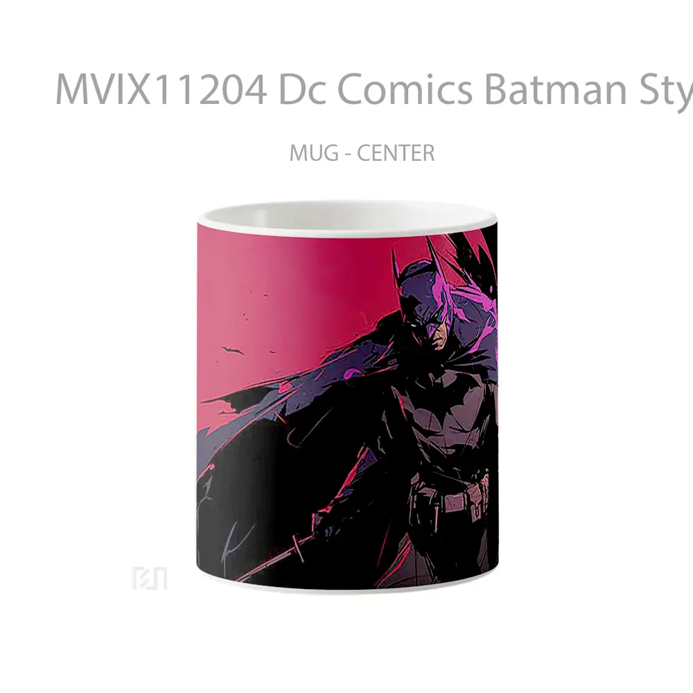 Mug Dc Comics Batman Stylized Art Merchandise Karakter Ikonik