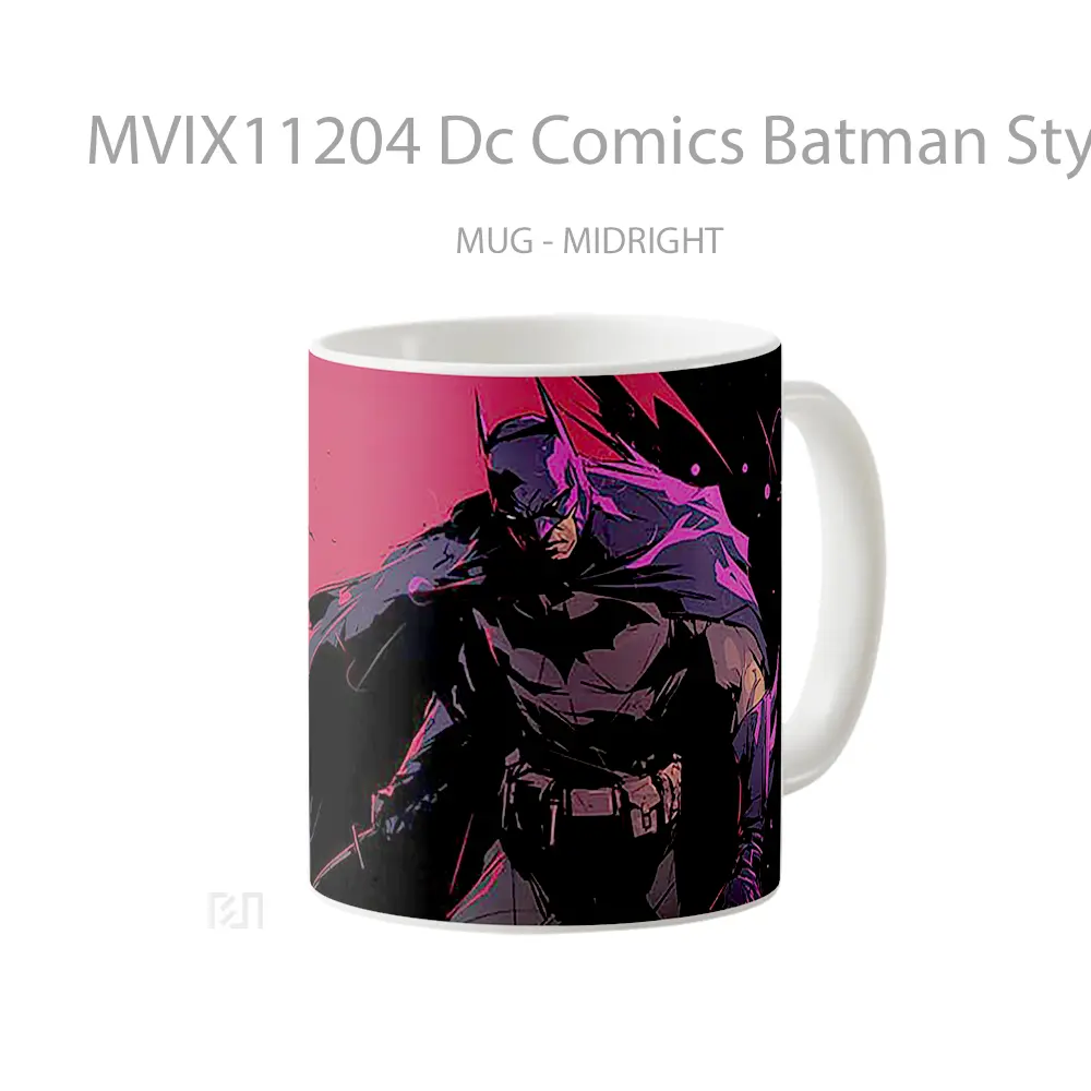 Mug Dc Comics Batman Stylized Art Merchandise Karakter Ikonik - All-side / Desain