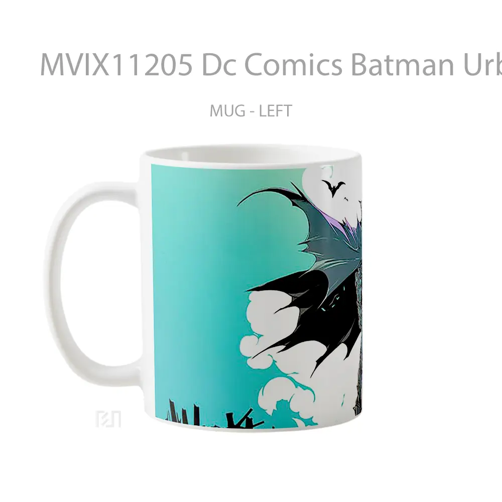 Mug Dc Comics Batman Urban Mech Warrior Koleksi Mug Film dan Komik - All-side / Desain