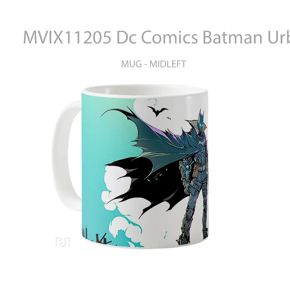 Mug Dc Comics Batman Urban Mech Warrior Koleksi Mug Film dan Komik - All-side / Desain