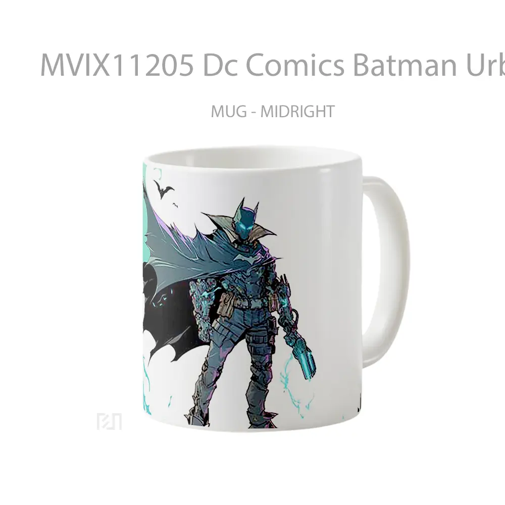 Mug Dc Comics Batman Urban Mech Warrior Koleksi Mug Film dan Komik - All-side / Desain