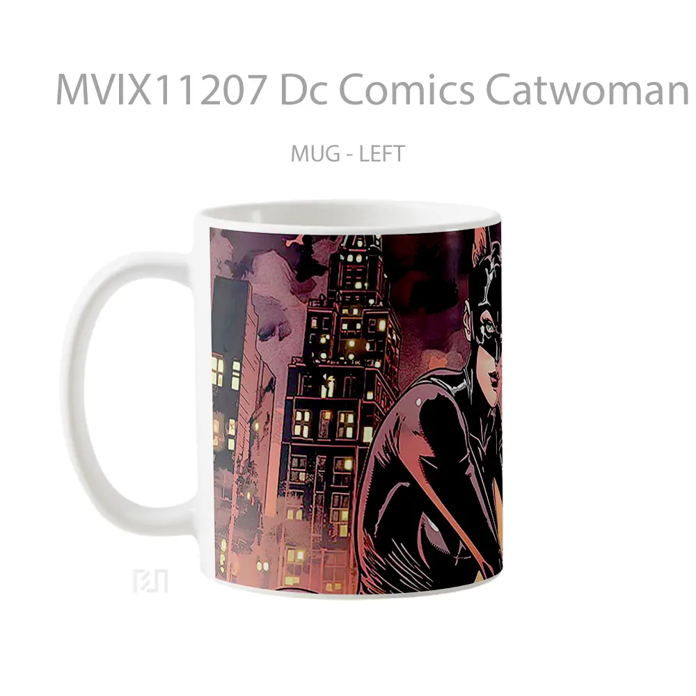 Mug Dc Comics Catwoman Hadiah Spesial Fans Superhero - All-side / Desain