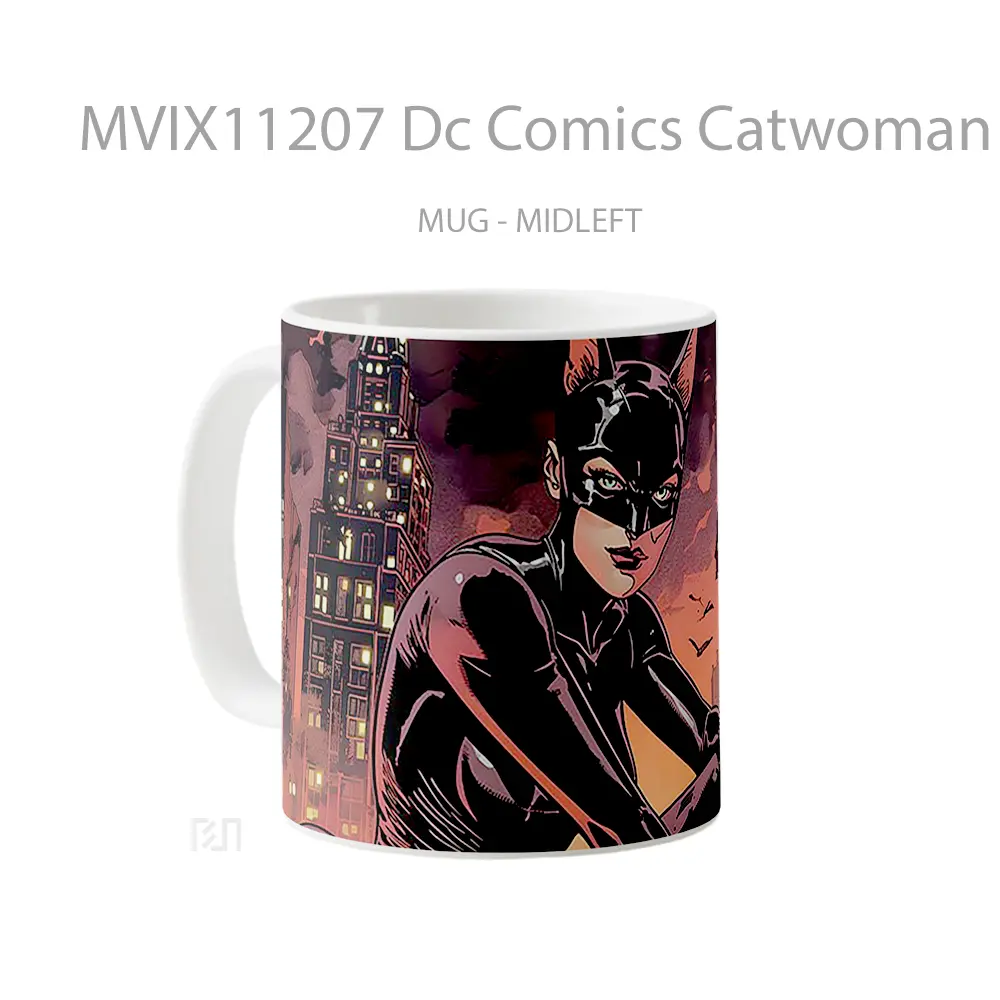Mug Dc Comics Catwoman Hadiah Spesial Fans Superhero - All-side / Desain