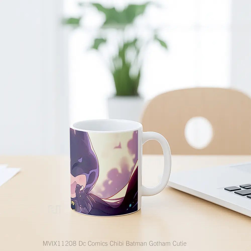 Mug Dc Comics Chibi Batman Gotham Cutie Koleksi Mug Film dan Komik - All-side / Desain
