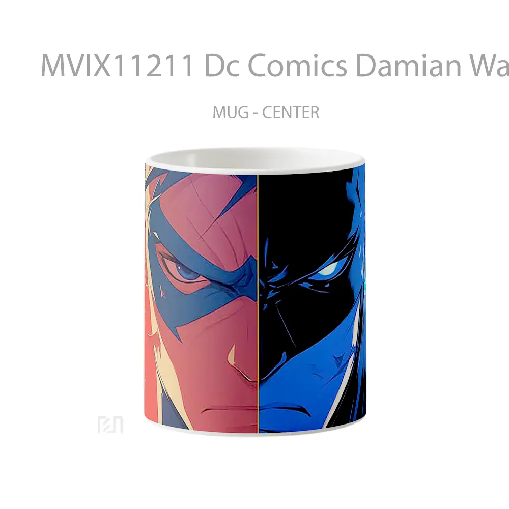 Mug Dc Comics Damian Wayne Robin Batman Split Hadiah Spesial Fans Superhero