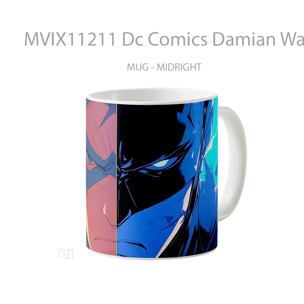 Mug Dc Comics Damian Wayne Robin Batman Split Hadiah Spesial Fans Superhero - All-side / Desain