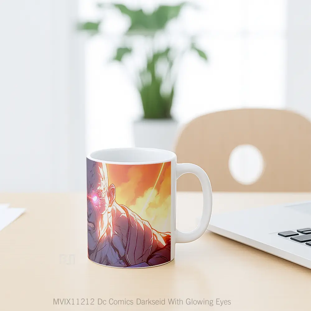 Mug Dc Comics Darkseid With Glowing Eyes Koleksi Mug Film dan Komik - All-side / Desain