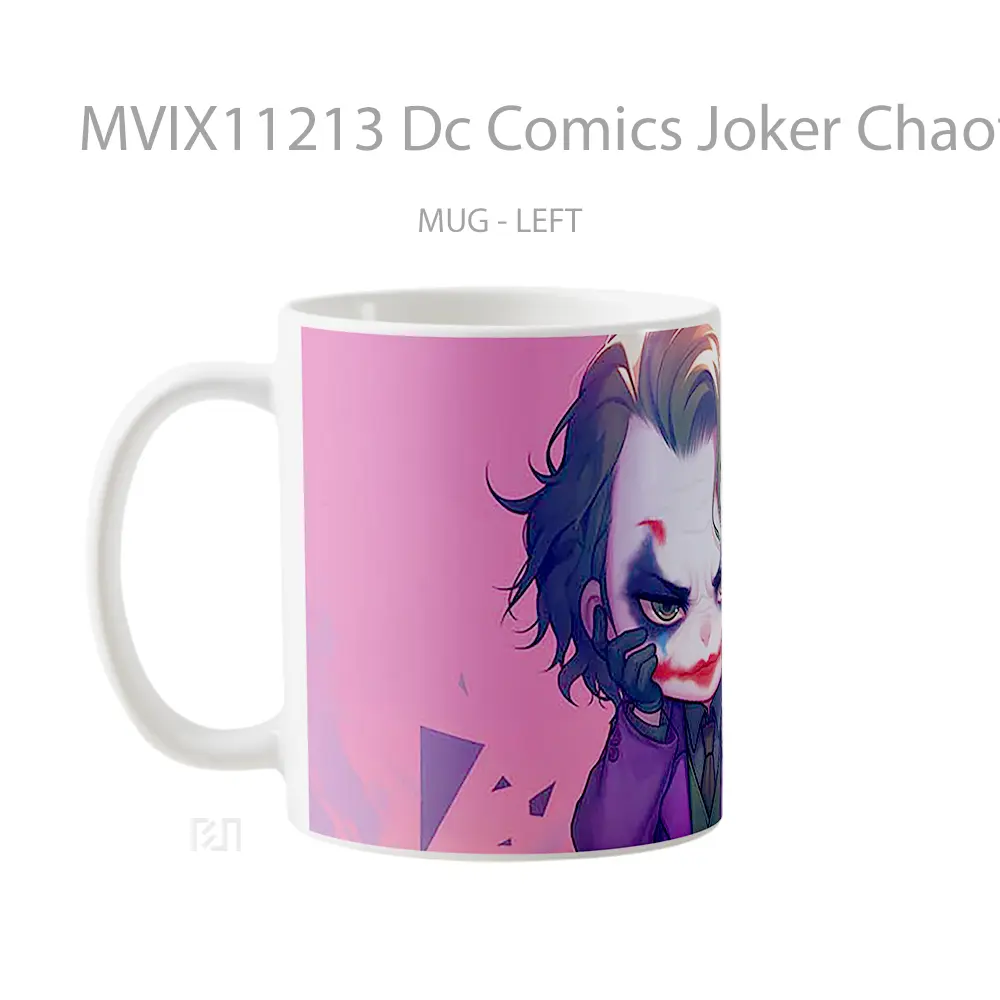 Mug Dc Comics Joker Chaotic Grin Koleksi Mug Film dan Komik - All-side / Desain