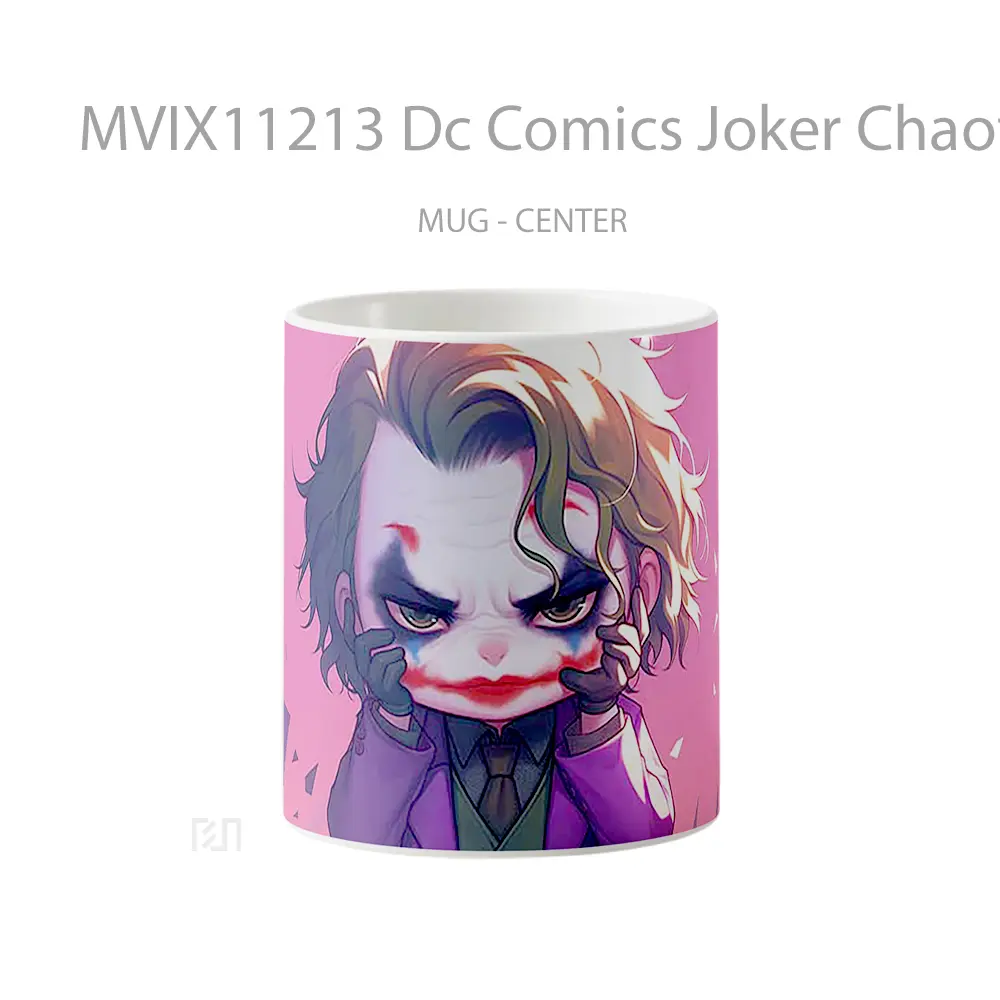 Mug Dc Comics Joker Chaotic Grin Koleksi Mug Film dan Komik