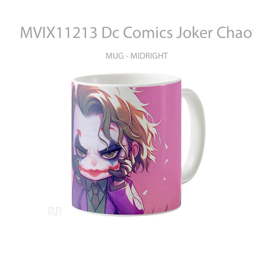 Mug Dc Comics Joker Chaotic Grin Koleksi Mug Film dan Komik - All-side / Desain