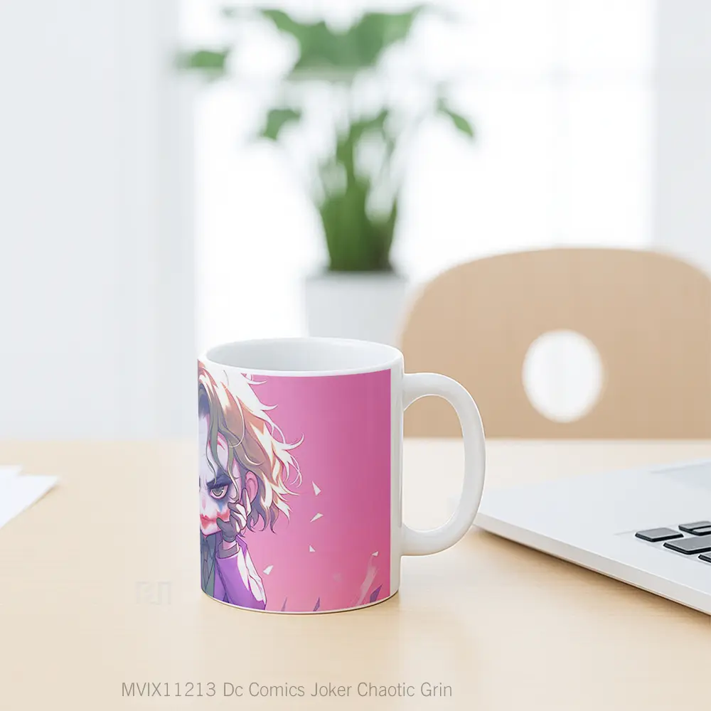 Mug Dc Comics Joker Chaotic Grin Koleksi Mug Film dan Komik - All-side / Desain