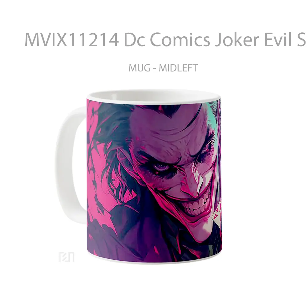 Mug Dc Comics Joker Evil Smile Merchandise Karakter Ikonik - All-side / Desain