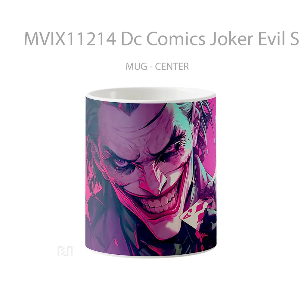 Mug Dc Comics Joker Evil Smile Merchandise Karakter Ikonik