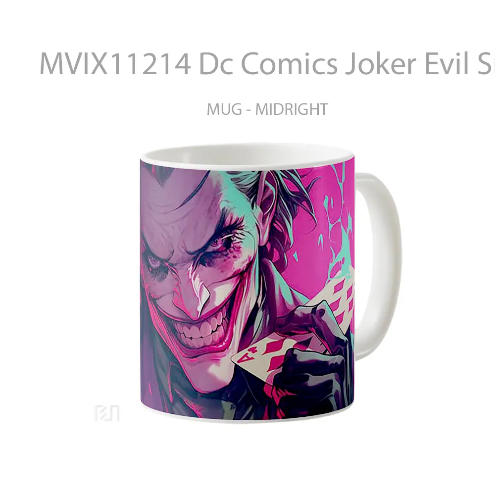 Mug Dc Comics Joker Evil Smile Merchandise Karakter Ikonik - All-side / Desain