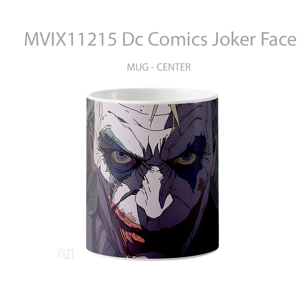 Mug Dc Comics Joker Face Gelas Keramik Koleksi Superhero