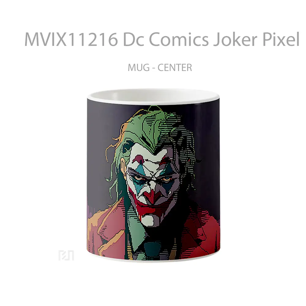 Mug Dc Comics Joker Pixel Koleksi Mug Film dan Komik