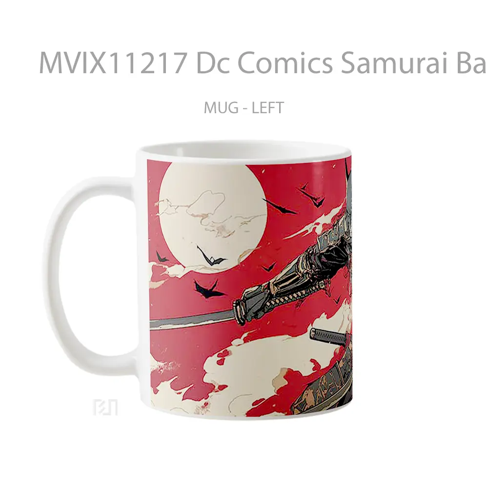 Mug Dc Comics Samurai Batman Shadow Strike Hadiah Spesial Fans Superhero - All-side / Desain