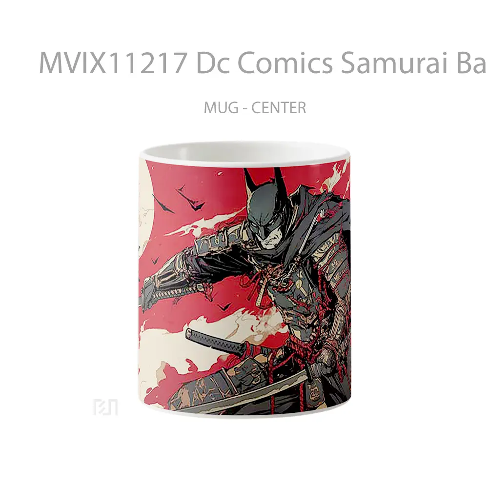 Mug Dc Comics Samurai Batman Shadow Strike Hadiah Spesial Fans Superhero