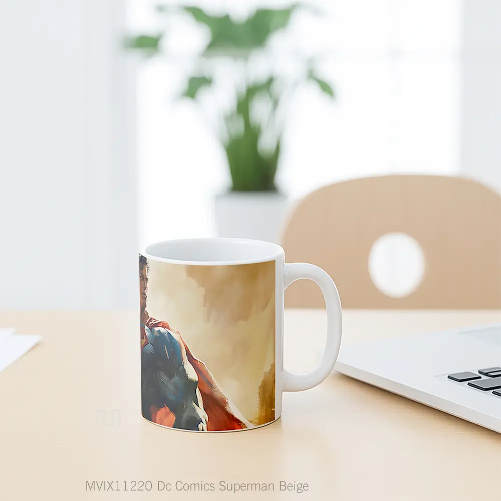 Mug Dc Comics Superman Beige Koleksi Mug Film dan Komik - All-side / Desain